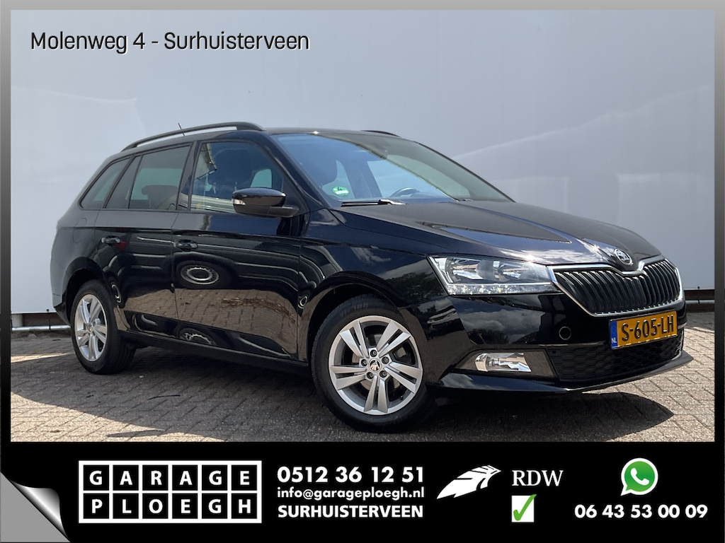 Skoda Fabia Combi 1.0 TSI Style 1Eig DAB Carplay Stoelverw. Black metal
