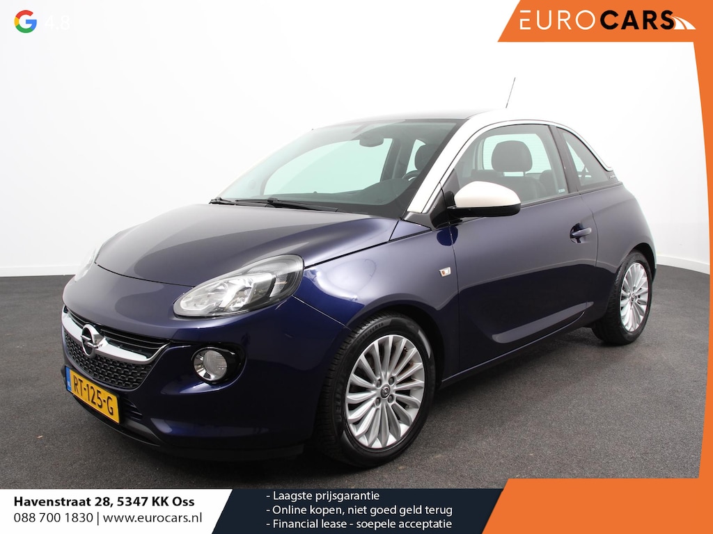 Opel Adam 1.0 Turbo Glam Favourite Climate Control Cruise Control Panoramadak Stuurwielverwarming Stoelverwarming Licht Metalen Velgen