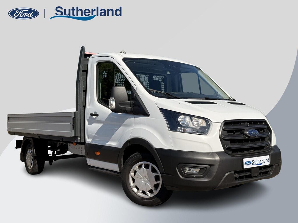 Ford Transit 350 2.0 TDCI L3H1 Trend Open Laadbak | SCI | 170pk | Airco | Achteruitrijcamera | Trekhaak | Cruise control