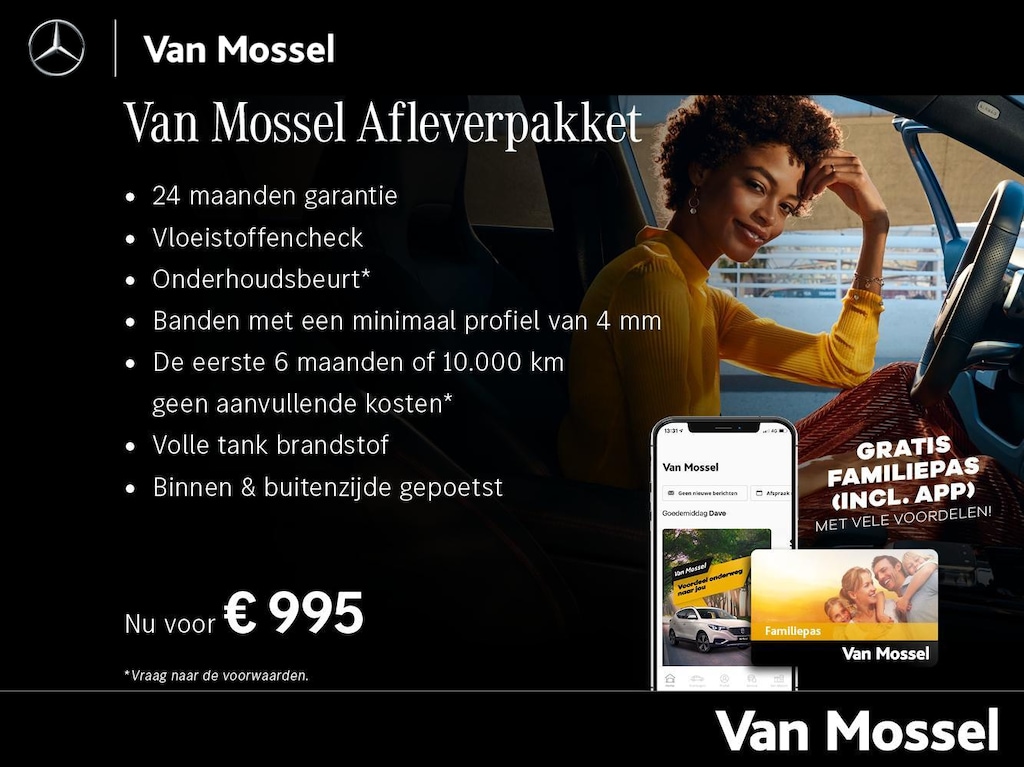 Mercedes-Benz A-klasse 250 e AMG Line / Stoelverwarming / Achteruitrijcamera / Panorama-schuifdak / Night-pakket /