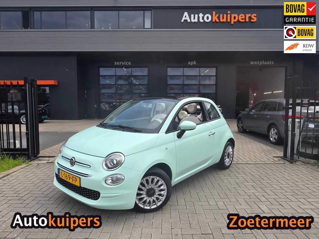 Fiat 500 1.0 Hybrid Launch Edition | CABRIO | Met o.a. navigatie via AppleCarPlay/AndroidAuto, climate control en cruise control!