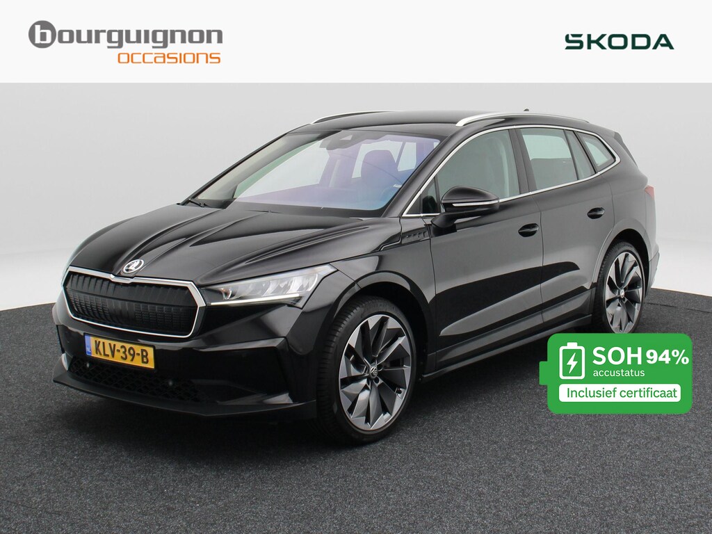 Skoda Enyaq iV 80 204 Pk | Stoel/Stuurverwarming | Adaptive Cruise | Camera | Warmtepomp | Half Leer | CarPlay | 21 Inch | 81.159 Km !!