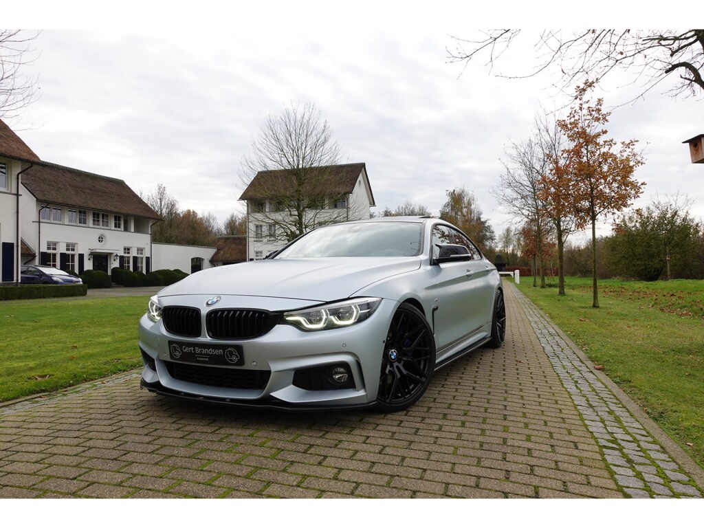 BMW 4-Serie Gran Coupe 440i High Executive Edition M-sport | Concaver | BTW | Head Up | Stoelverwarming | Schuif-kantel | Leder | Remus | Keyless |