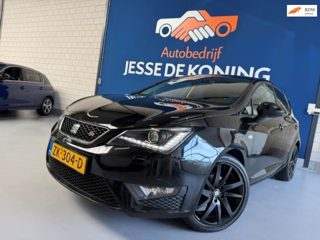 SEAT Ibiza 1.0 EcoTSI FR 5 deurs,airco,cruise,parkeersensor,scherm etc. NAP met 205.777 km. APK tot 06-2027.