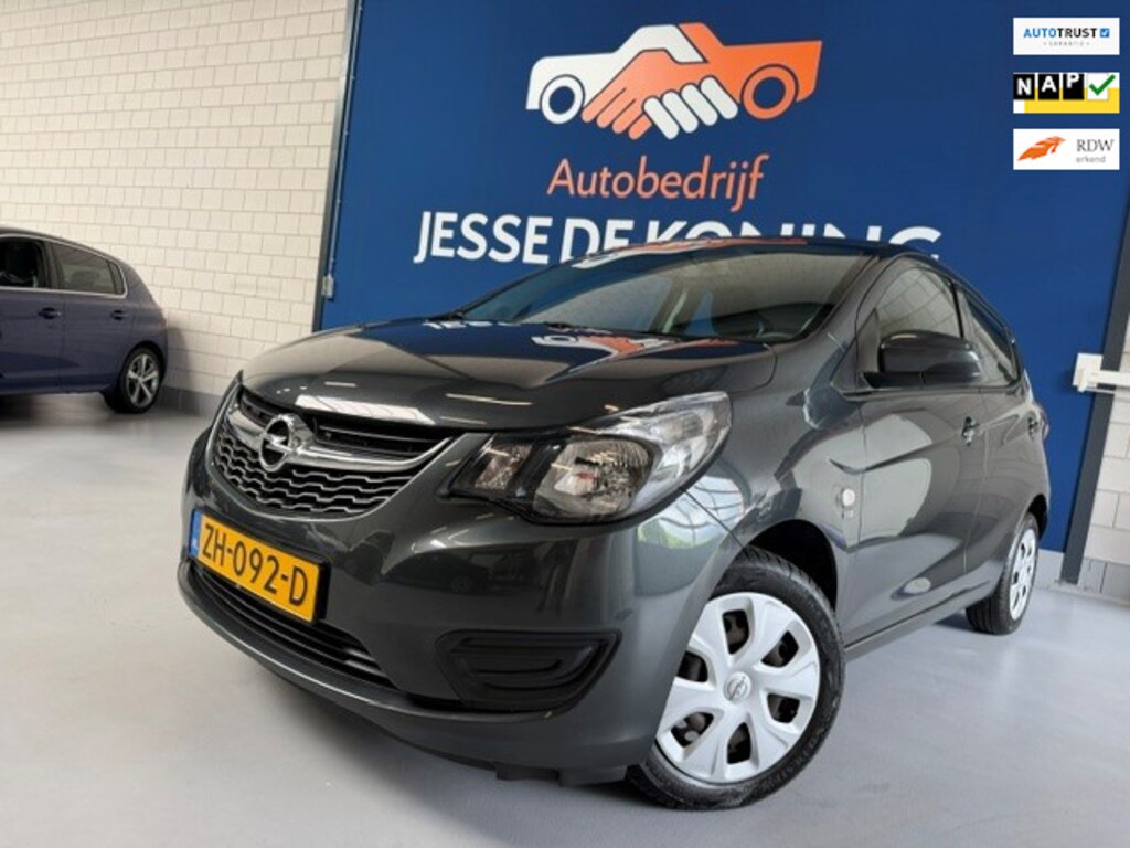 Opel Karl 1.0 ecoFLEX 120 Jaar Edition / bj.2019 / kleur: grijs / 5 deurs / NAP met 112048 km.en APK tot 06/2027 / airco / cruise.