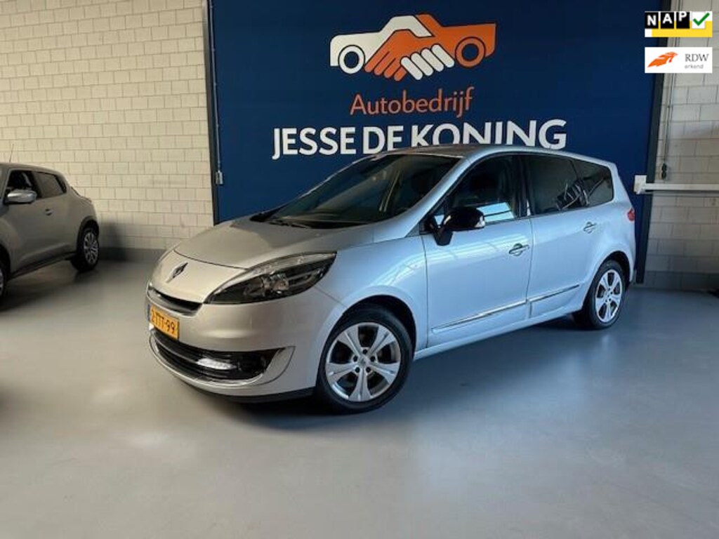 Renault Grand Scenic 1.2 TCe Bose,bj.2013,climate,half leder,navigatie,NAP met 187910 km.en APK tot 04/2027,trekhaak,sportvelgen.