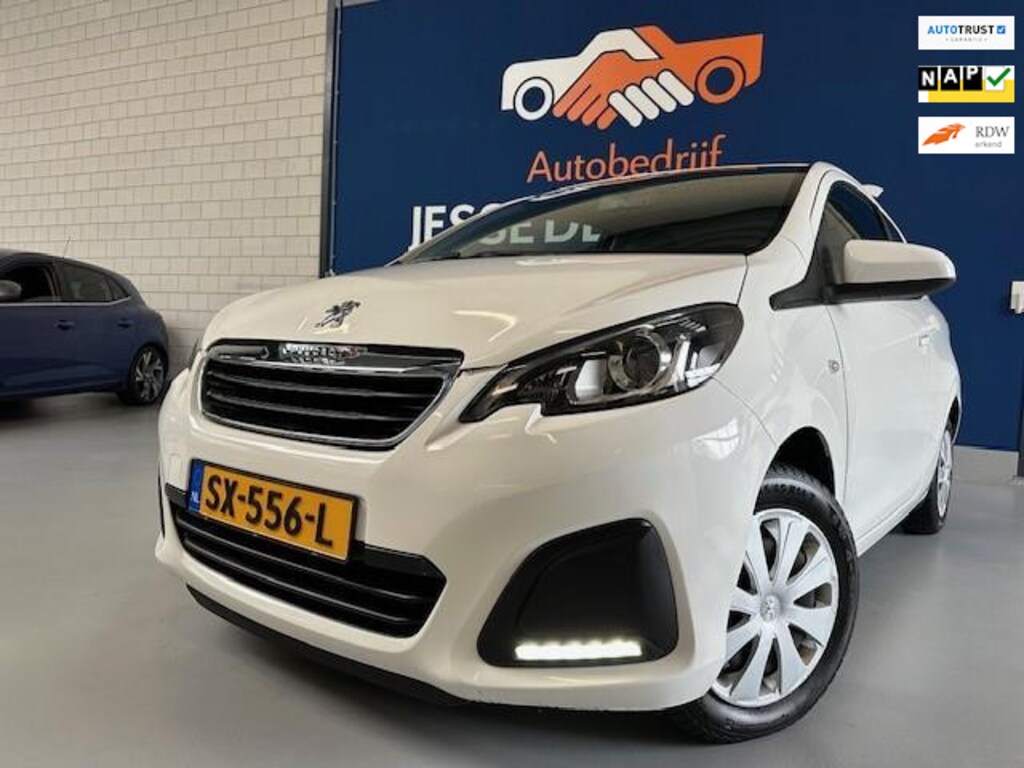 Peugeot 108 1.0 VTi Active,bj.2015 ! Kleur: Wit ! APK tot 04/2026 en NAP met 149694 km. ! Zeer Zuinige Auto Met Stuurbekrachtiging
