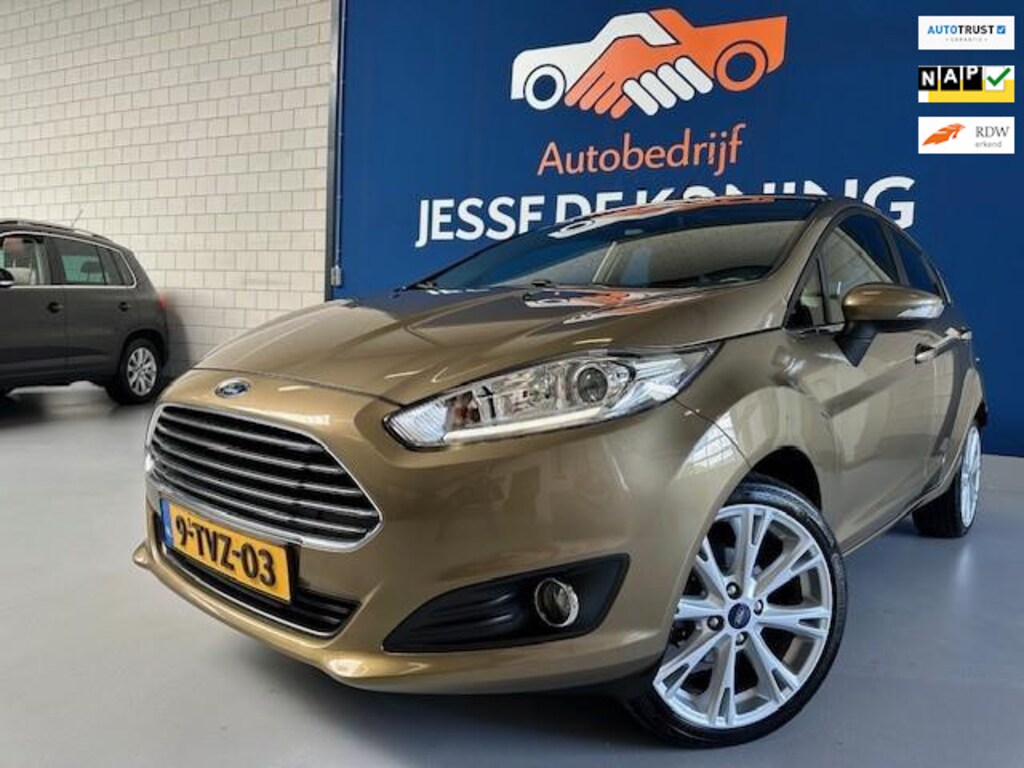 Ford Fiesta 1.0 Titanium,bj.2014,NAP met 99110 km.Climate,Sportvelgen,1e eigenaar,Dealer Onderhouden,APK 05/2026.Concoursstaat.