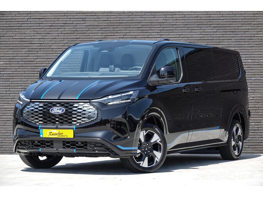 Ford E-Transit Custom L2H1 218Pk Aut. | Elektrisch | Nieuwe 71Kwh Accu | Sport 340 | 2xSchuifdeur | 360° Camera | B&O Sound | 19''