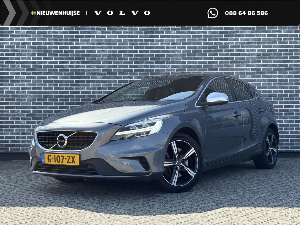 Volvo V40 1.5 T3 Polar+ Sport | R-Design | Trekhaak | Achteruitrijcamera | Parkeersensoren | Parkeerassistent | Panoramadak | Harman Kardon Audio | LED Koplampen | Keyless Entry | Alarm