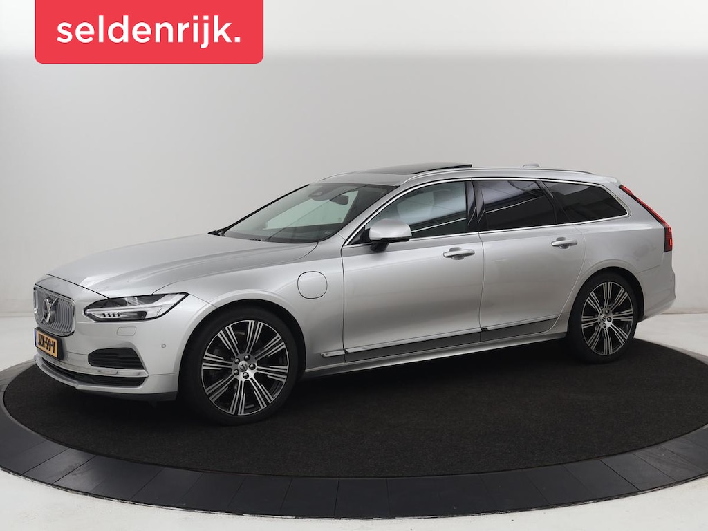 Volvo V90 2.0 T6 Plug In AWD Inscription | SOH 97% | Panoramadak | Head-Up | Leder | Harman/Kardon | 20'' | 360 Camera | Stoelverwarming | Carplay | Full LED | Stuurverwarming | PHEV