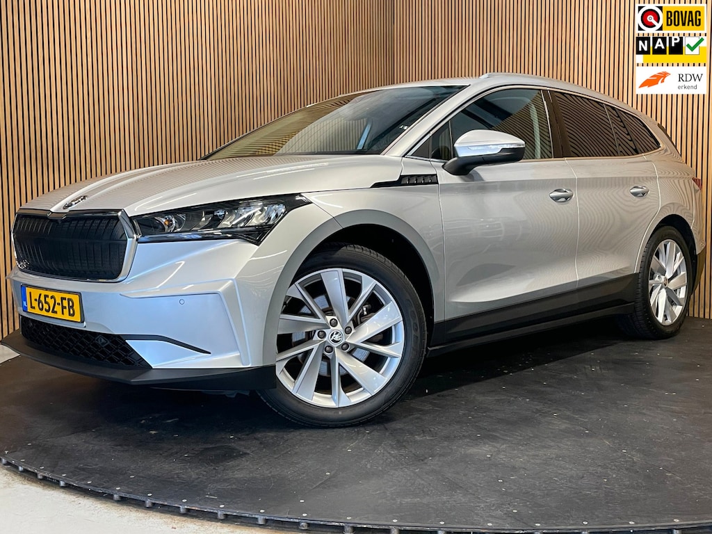 Skoda Enyaq iV 60|90% SOH|1/2 LEDER|APPLE CARPLAY|ANDROID AUTO|NAVIGATIE|CAMERA|CLIMATE+CRUISE CONTROL|NL-AUTO|NAP|1 EIG|INCL.BTW|