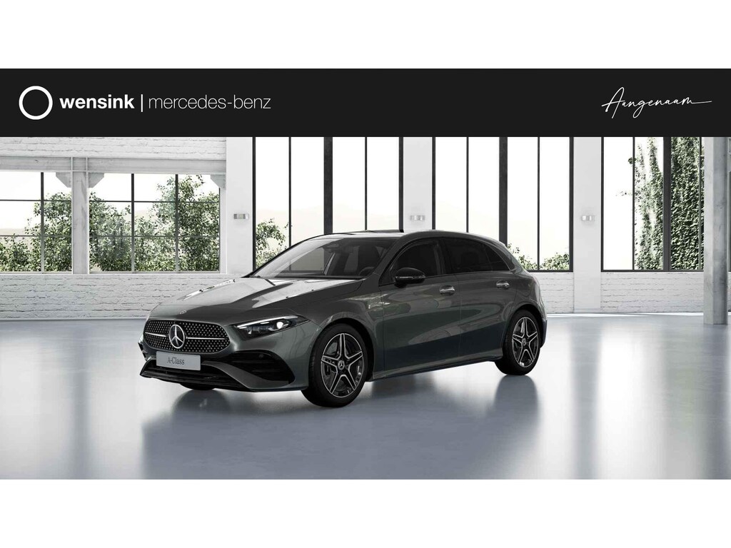 Mercedes-Benz A-klasse 250e Business Solution AMG | Panoramaschuifdak | Stoelverwarming | Achteruitrijcamera | MULTIBEAM LED | Nightpakket |