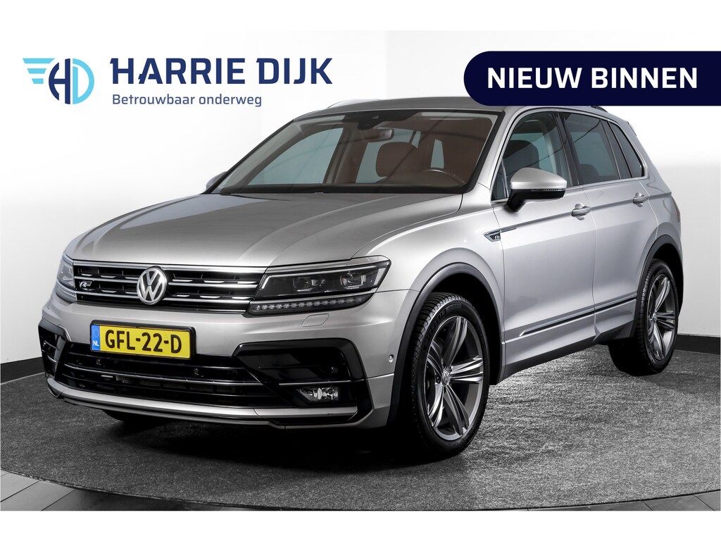 Volkswagen Tiguan 2.0 TSI 4Motion Highline Business R 180 PK | R-Line | Elek. Trekhaak | Adapt. Cruise | Stoel-+Bankverw. | PDC | Camera | NAV + App. Connect | ECC | Elek. Klep | LM 19" |