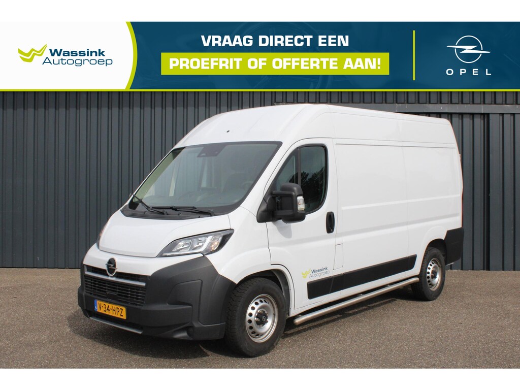 Opel Movano 2.2D 140 S&S L2H2 3.5t Automaat | Navigatie | Camera | DAB | Trekhaak | All Seasons Banden | 180 achterdeuren | Sidebars