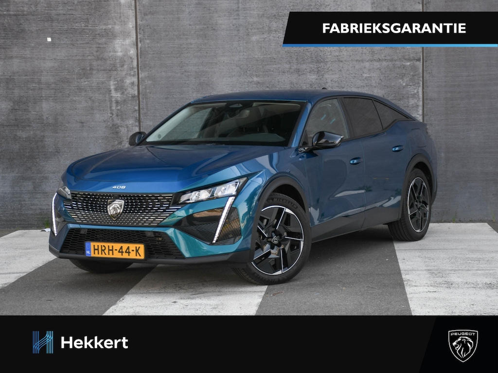 Peugeot 408 Allure Advantage 1.6 HYbrid 225pk Automaat DODE HOEK | CAMERA VOOR + ACHTER | DAB | STOELVERWARMING | 19''LM