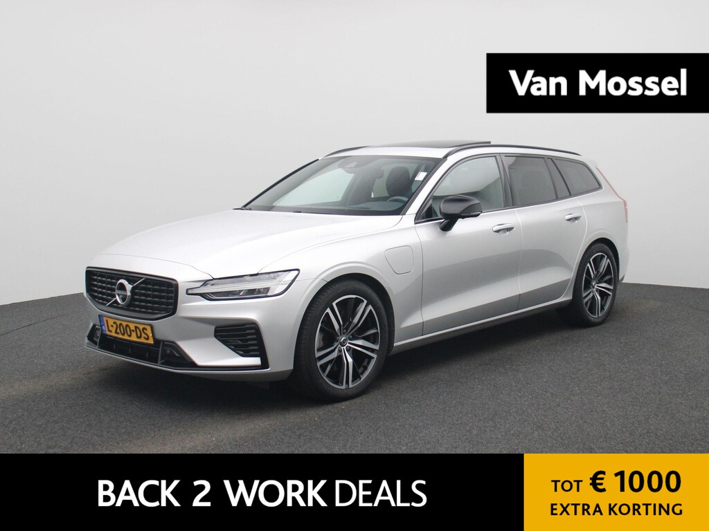Volvo V60 2.0 T6 Recharge AWD R-Design | PANORAMADAK | HEAD-UP DISPLAY | HARMAN KARDON | STOELVERWARMING | STUURVERWARMING | MEMORY STOELEN | 360 CAMERA | ELEKTRISCHE ACHTERKLEP |