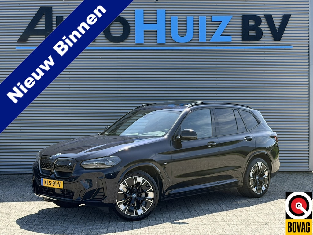 BMW iX3 High Executive 80 kWh 94% SOH M Sport Panoramadak 20 Inch Harman-Kardon Trekhaak Leder Carplay 360 Camera Head-Up Display