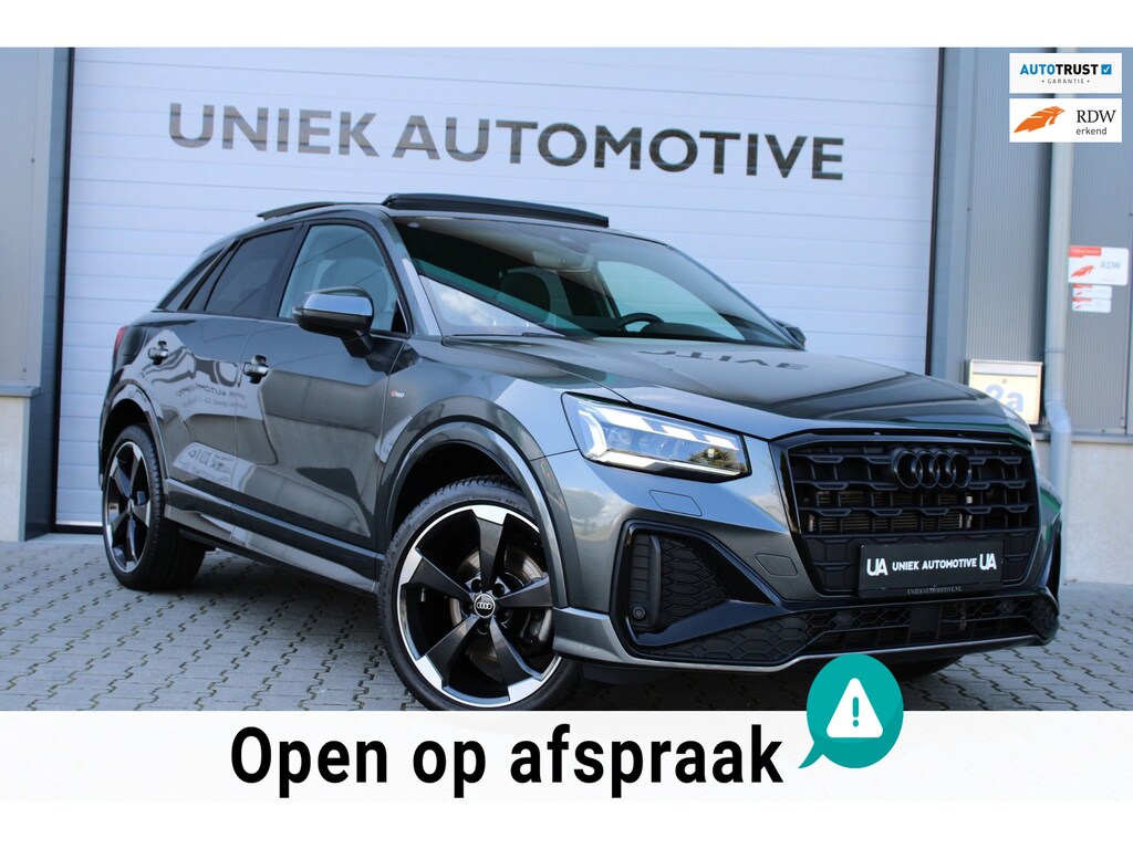 Audi Q2 35 TFSI S EDITION | S-TRONIC | S-LINE | PANO | LED- MATRIX | 19" AUDI ROTOR | VIRTUAL | ROOD RUIT MOTIEF LEDER | DODEHOEK