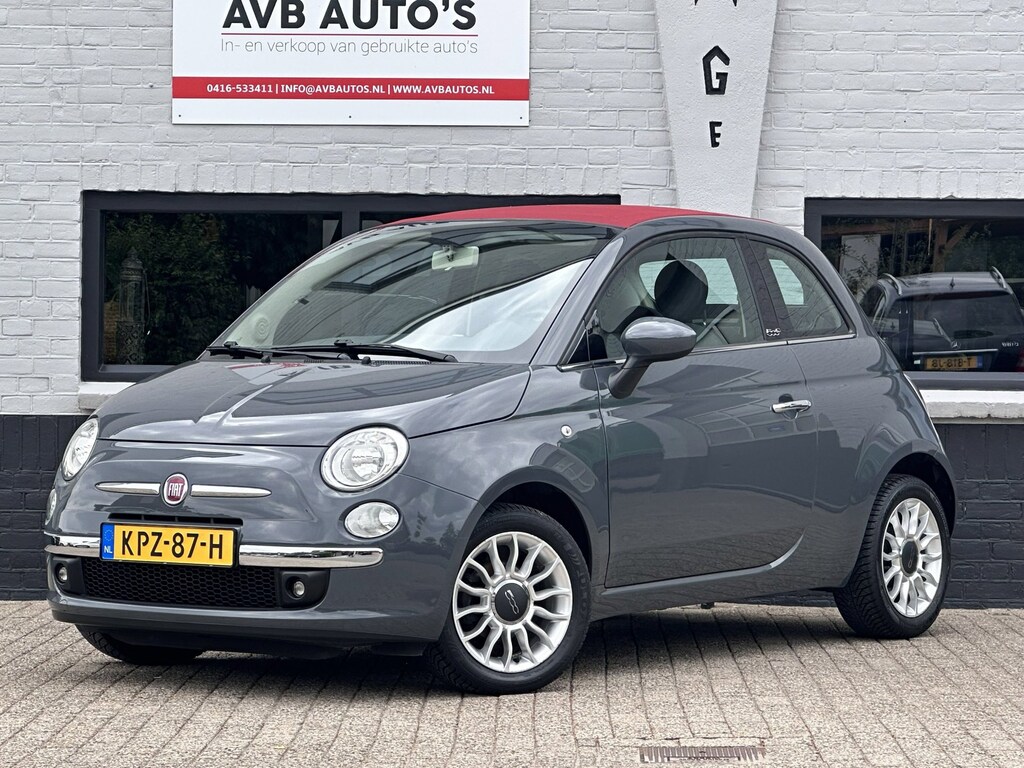 Fiat 500C 1.2 Lounge Cabrio Airco PDC Half Leder