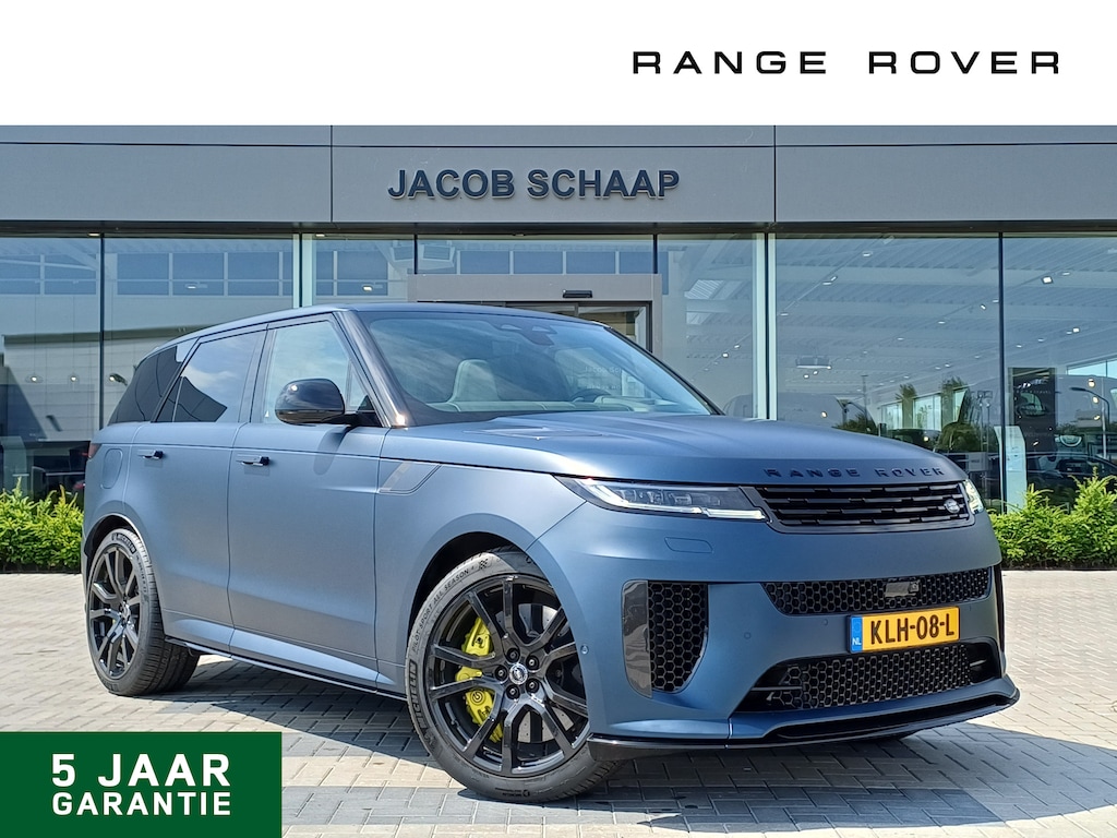 Land Rover Range Rover Sport 4.4 P635 SV Edition Two | V8 635pk | Nebula Blue Satin | 23" Carbon velgen | Gelimiteerde oplage |
