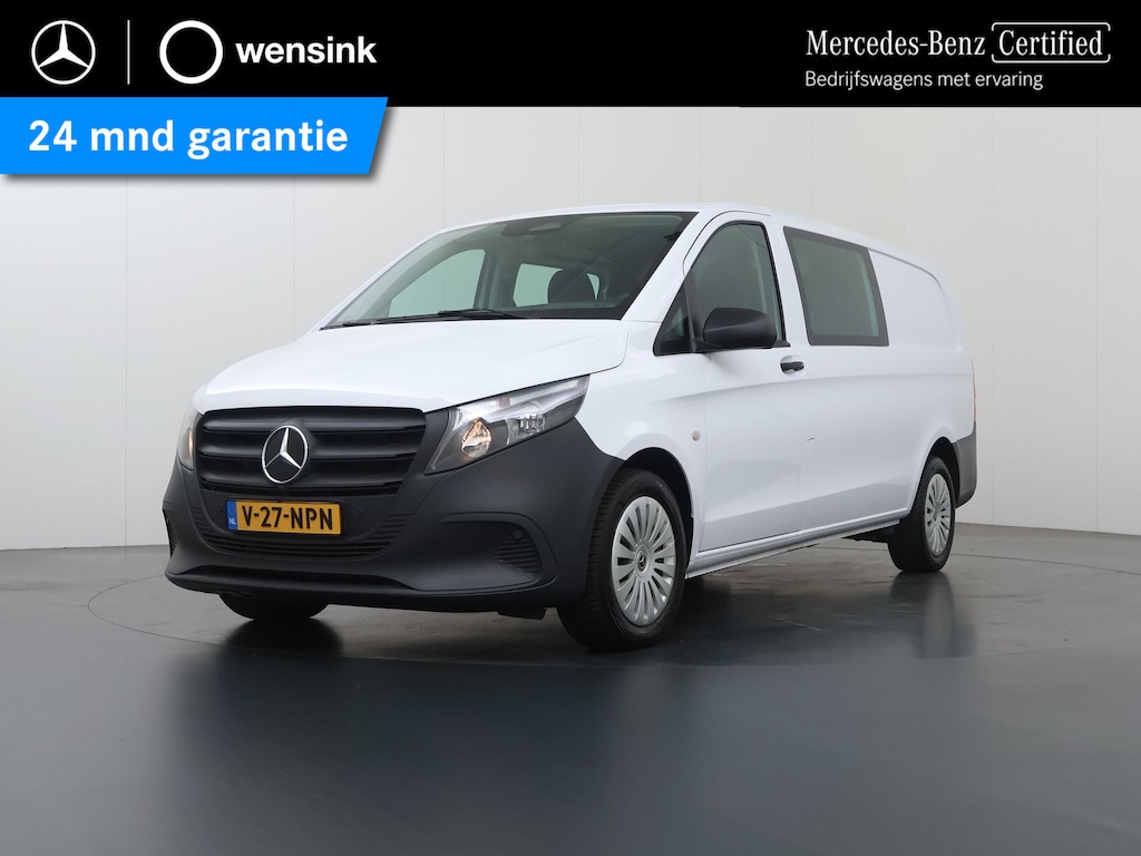 Mercedes-Benz Vito 119 CDI | Aut. | XL L3 | Dubbele Cabine | 5-zits | Stoelverwarming | Navigatie | Parkeercamera | Cruise Control | Certified