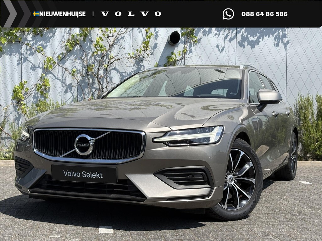 Volvo V60 2.0 B3 Momentum Business | Panoramadak | Harman Kardon Audio | Achteruitrijcamera | Parkeersensoren | Stoelverwarming | Keyless Entry | Elektrische Achterklep | Cruise Control Adaptief | Navigatie | Apple Carplay | Android Auto