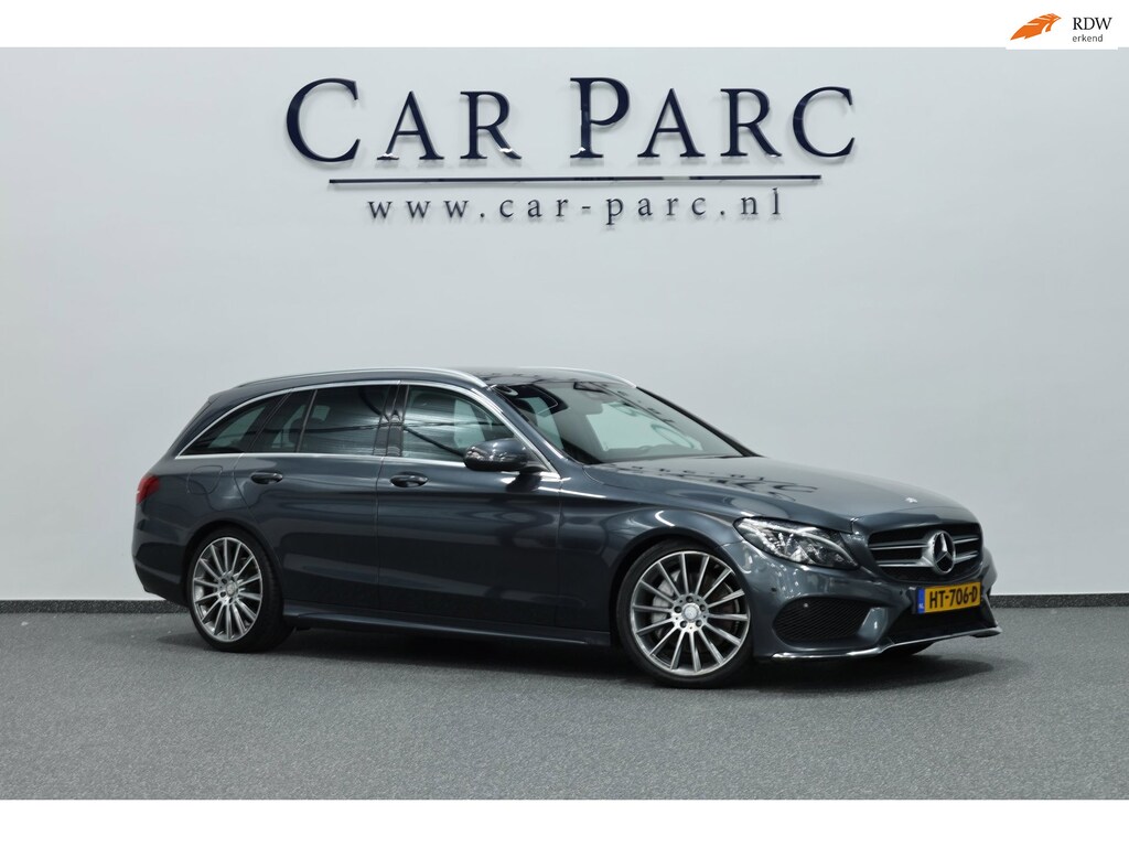 Mercedes-Benz C-klasse Estate 350 e AMG-line LED/LEDER+S.VERWARMING/19" LMV/CAM/CRUISE/ECC/12 MND GARANTIE!