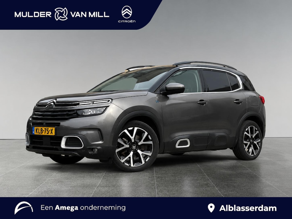Citroën C5 Aircross Shine Pack 1.6 HYbrid PHEV 225pk e-EAT8 | TREKHAAK | HANDSFREE A.KLEP | SCHUIF/KANTELDAK | 360° CAMERA | ADAPTIVE CRUISE | STOELVERW. | NAVI | DAKRAILS |