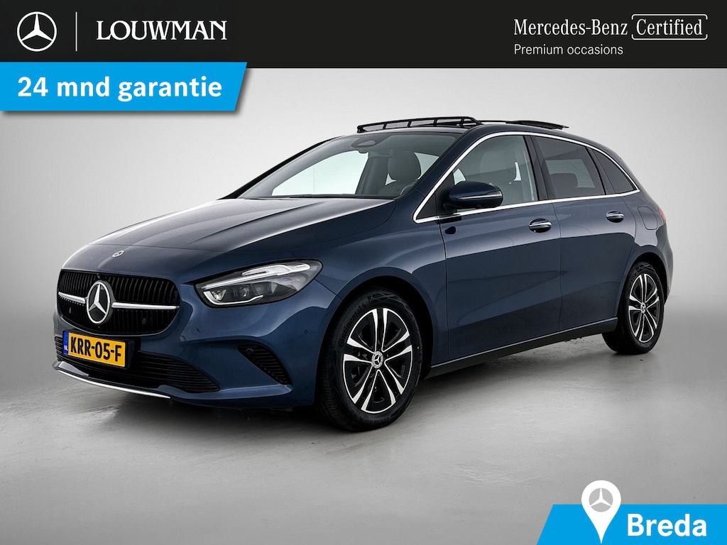 Mercedes-Benz B-klasse 250 e Plug-In Hybride | Trekhaak | Panoramadak | Multi Beam Ledkoplampen | Sfeerverlichting | Parkeerpakket met 360°-camera. Inclusief 24 maanden MB Certified garantie voor Europa.