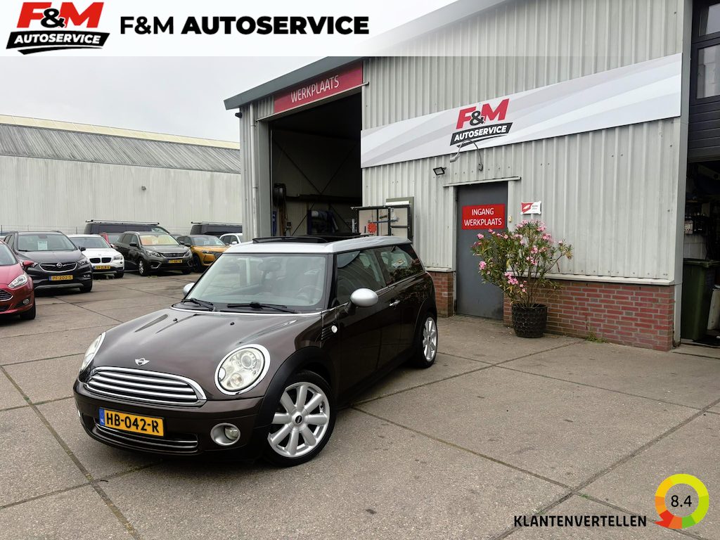 MINI Clubman 1.6 Cooper Pepper Clima, cruise, stoelverwarming, pano, pdc achter