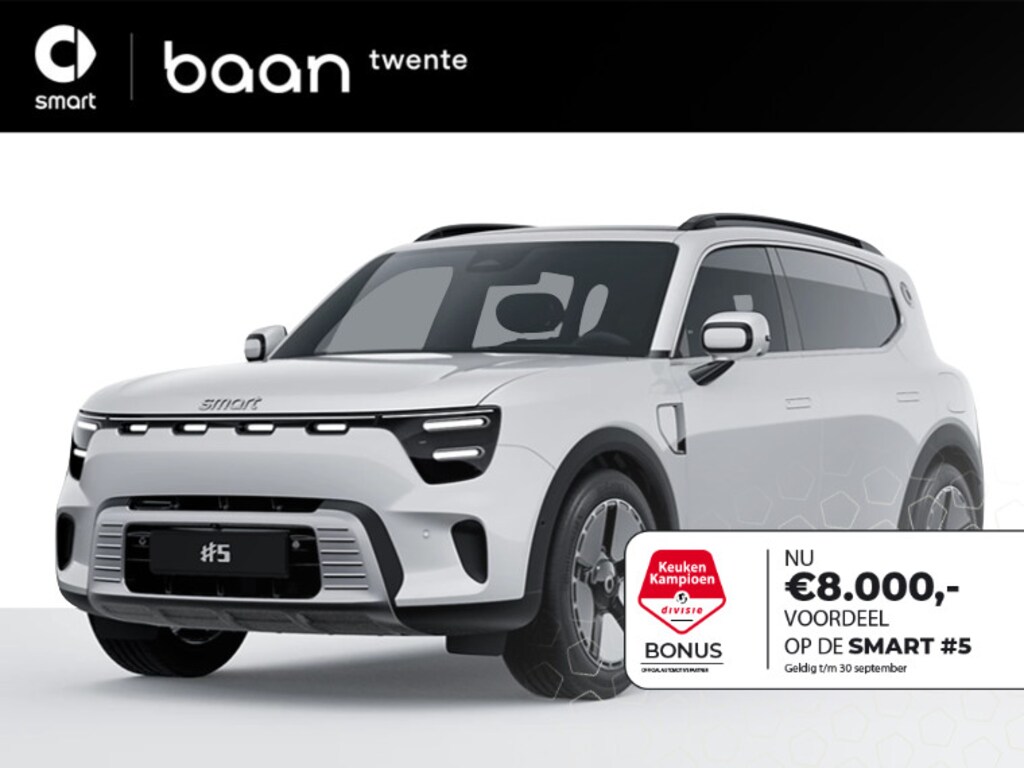 smart #5 Premium 100 kWh | KKD Actie! | Van € 57.960,- voor € 49.959,- |