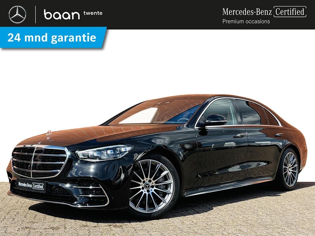 Mercedes-Benz S-klasse S 450 e Lang Premium Plus AMG Line | Rij-assistentiepakket | Digital Light | Multicontourstoelen | Achterasbesturing | Distronic | Panoramadak | Stoelventilatie en verwarming | Luchtvering | Burmester 3D
