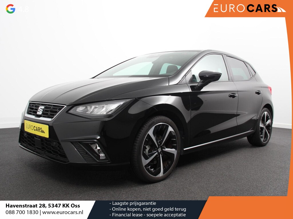SEAT Ibiza 1.0 EcoTSI 110pk Automaat FR DEMO ! Climate Control Adaptieve cruise control LED Keyless Parkeersensoren Verwarmde voorstoelen Achteruitrij Camera Apple Carplay/ Android Auto