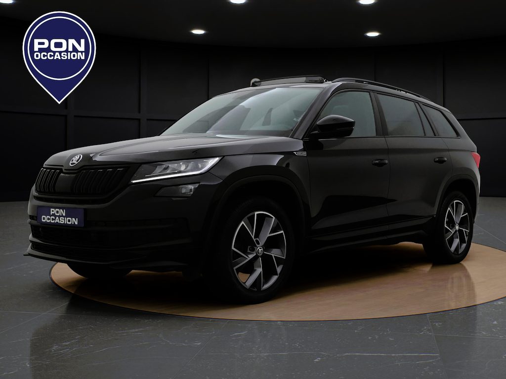 Skoda Kodiaq 1.5 TSI Sportline Business | Pano Dak | Trekhaak | Camera | CANTON | Stuur-/Stoelverwarming | Elek. Achterklep | Elek. Stoel |