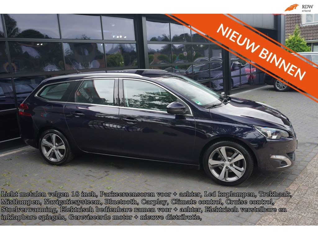 Peugeot 308 SW 1.2 PureTech Blue Lease GT-line, Clima, CC, Navi, Led, Trekhaak,