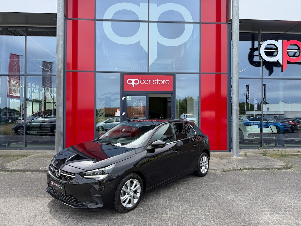 Opel Corsa 1.2 Elegance | LED | 360 Camera | Parksens | Carplay | Stoelverwarming | Dode hoek sensor | Trekhaak | Leder |