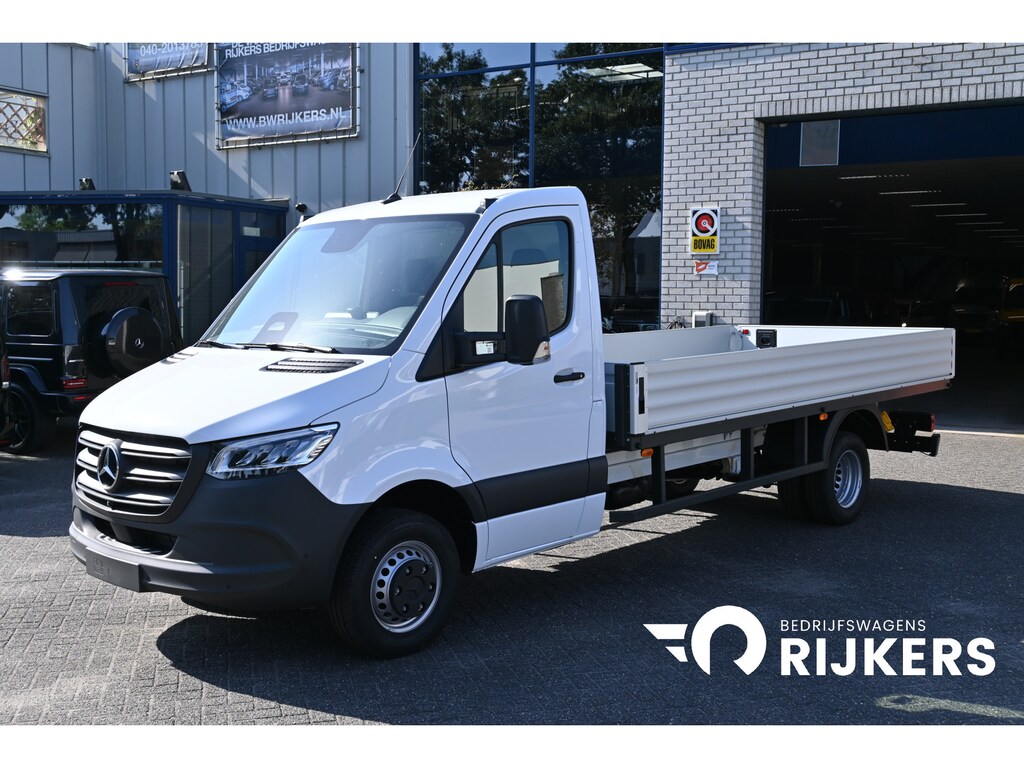 Mercedes-Benz Sprinter 517 CDI Pro L3 Open laadbak 3500 kg Trekgewicht, LED, Smartphone integratie, Etc.