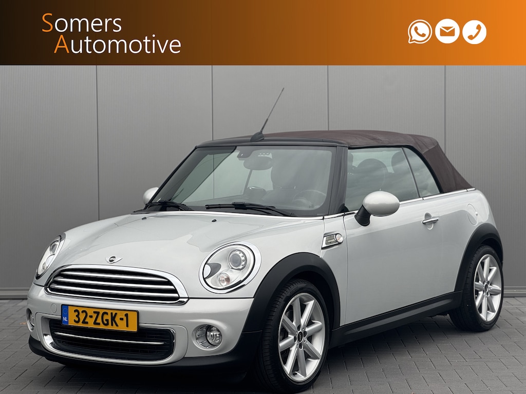 MINI Cooper Cabrio 1.6 Highgate | Xenon | Leder | Navigatie | 17" | Dealeronderhouden !