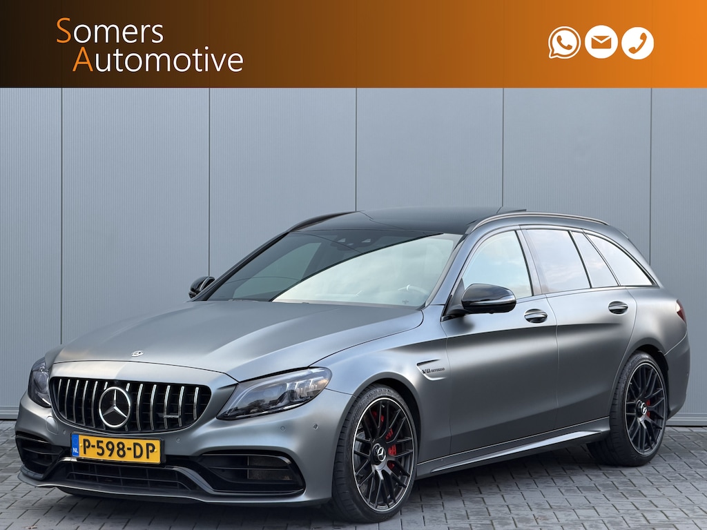 Mercedes-Benz C-klasse Estate AMG 63 S Facelift C63s | Panorama | Burmester | Performance Seats | Carbon | IWC | Virtual Cockpit | Apple CarPlay