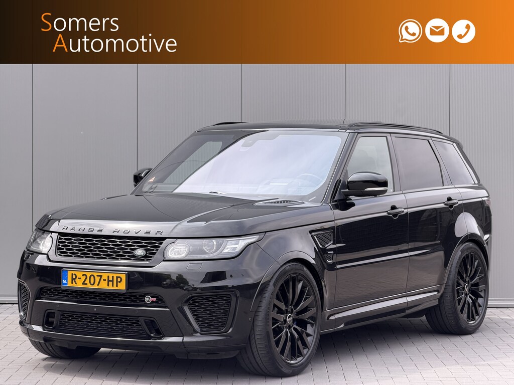Land Rover Range Rover Sport 5.0 V8 Supercharged SVR | Carbon | Panorama | Dealer onderhouden | Elektr. Trekhaak