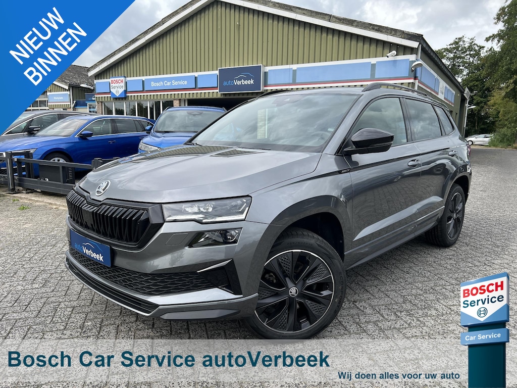 Skoda Karoq 1.5 TSI ACT Sportline Business Ultimate | Pano | Trekhaak wegklapbaar | Navi | LED Matrix | El.a.klep Vitrual Pedal