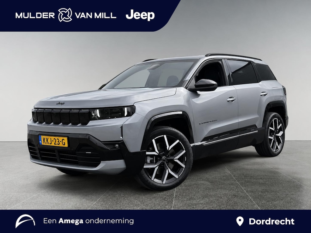 Jeep Compass First Edition EV 74kWh 213pk | SCHUIF/KANTELDAK | 360° CAMERA | WARMTEPOMP | LEDER | ELEKTR. STOEL INCL. MEMORY |