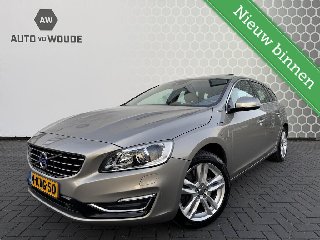Volvo V60 2.4 D6 AWD Plug-In Hybrid Summum Trekhaak Leer