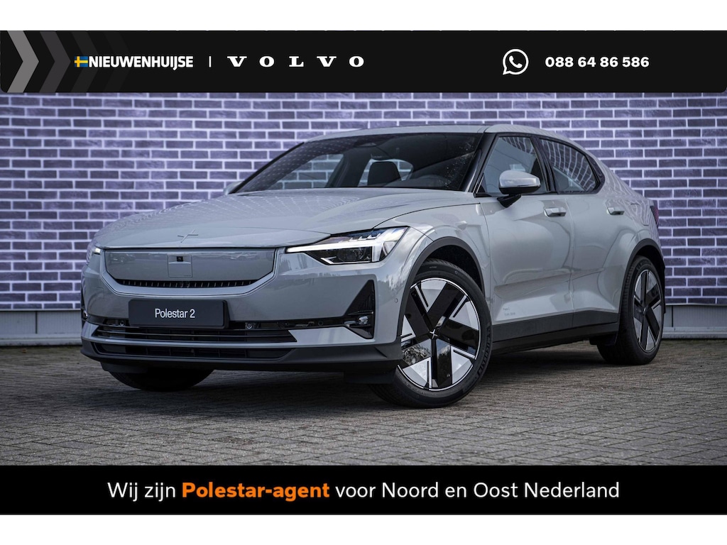 Polestar 2 Long Range Single Motor Prime 82 kWh | Adaptieve Cruise Control | Panoramadak | Harman Kardon Audio | Stoel-/Stuurverwarming | Dodehoek Detectie | 360° Parkeercamera | Stoelen Elektr. Verstelbaar + Geheugen | Warmtepomp |