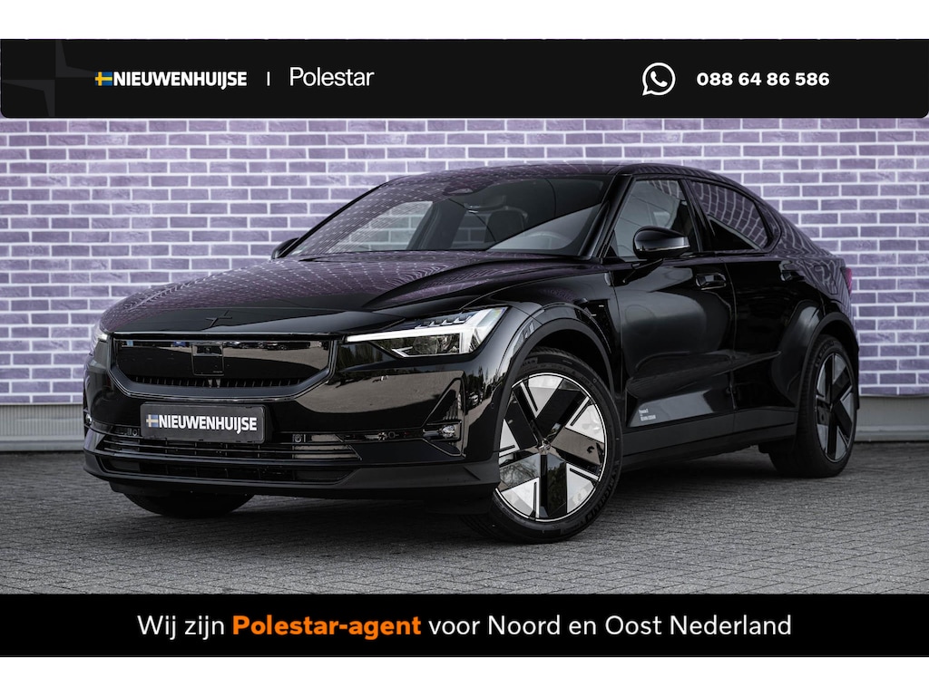 Polestar 2 Long Range Single Motor Prime 82 kWh | Adaptieve Cruise Control | Panoramadak | Harman Kardon Audio | Stoel-/Stuurverwarming | Dodehoek Detectie | 360° Parkeercamera | Stoelen Elektr. Verstelbaar + Geheugen | Warmtepomp |