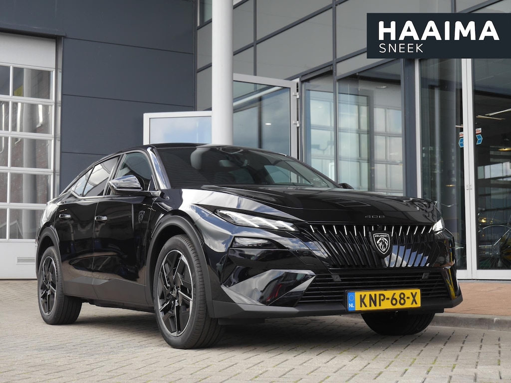 Peugeot 408 e-408 GT 58 kWh | Stoel en stuurverwarming | Panoramadak | Focal audio | 360 graden camera | Adaptive cruise control | Draadloze telefoonlader | Warmtepomp | Nieuwe auto