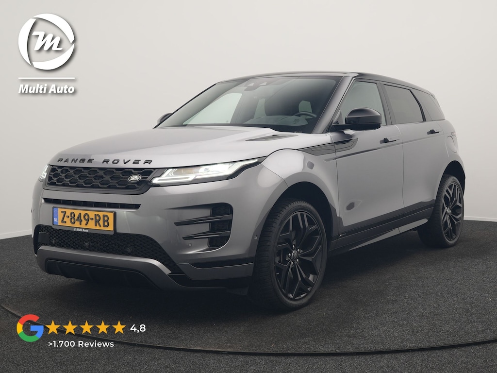 Land Rover Range Rover Evoque 1.5 P300e AWD R-Dynamic SE PHEV 309pk | Trekhaak Afn. | Adaptive Cruise | Head Up | 360 Camera | Meridian Audio | Lederen Sportstoelen Memory & Verwarmd | Keyless | Blis | Stuur Verwarmd | Apple Carplay | 20"L.M | Plug In Hybrid