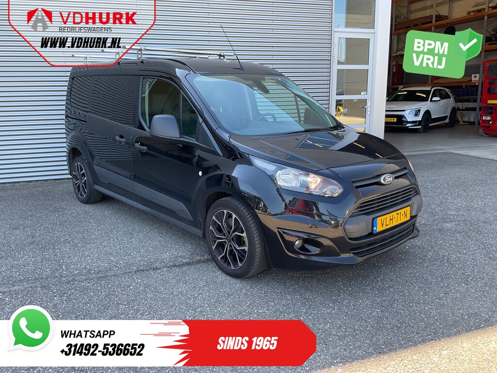 Ford Transit Connect 1.6 TDCI L2 EXPORT Stoelverw./ 3Pers./ Airco/ Inrichting/ 17”LMV/ Dakdragers/ PDC/ Trekhaak