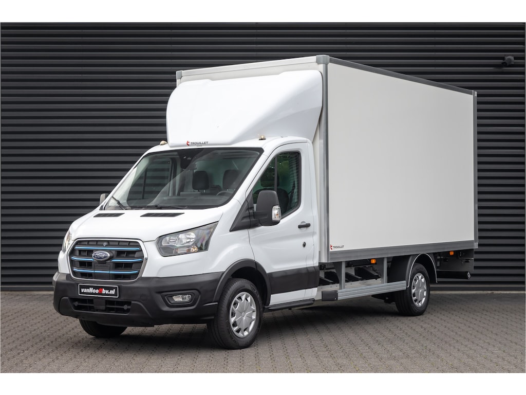 Ford E-Transit Bakwagen met laadklep Rolstops